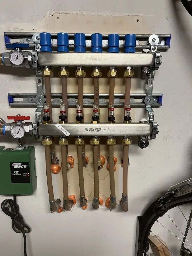 Plumber performing Gas Line Installation at a residential property in Auburn